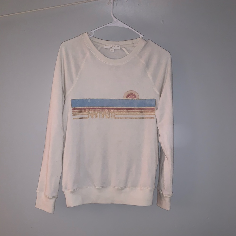 Spiritual gangster “Namaste” print sweatshirt crew